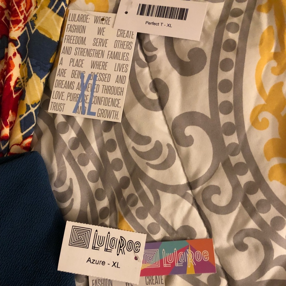 ♥️ SOLD on E-Bay!♥️Azure skirt perfect T floral XL - Picture 6 of 7